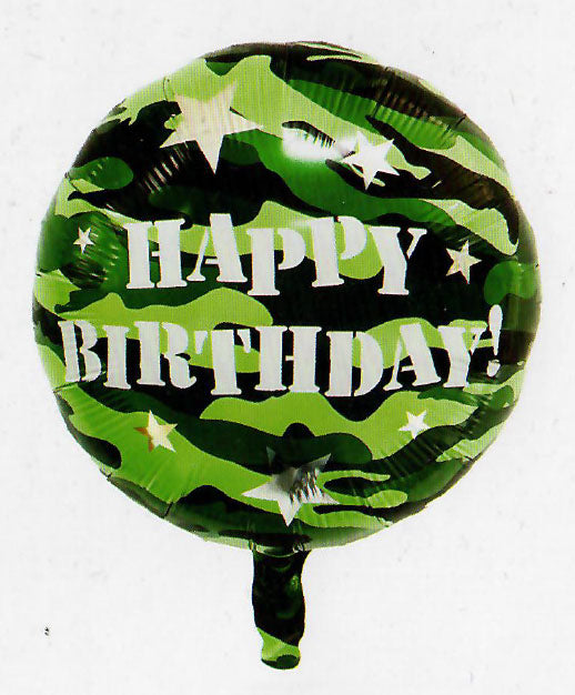 Winner Party 18" Army Happy Birthday Balloon