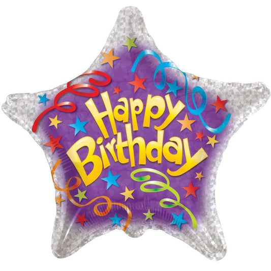 Conver USA 36" Happy Birthday Star Balloon