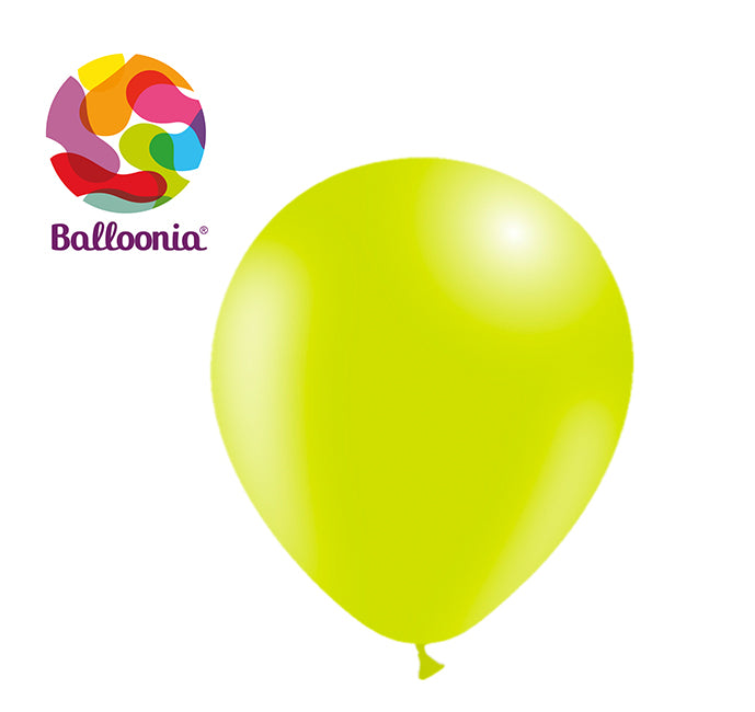 Balloonia 10" Lime Green Latex Balloons - 100ct
