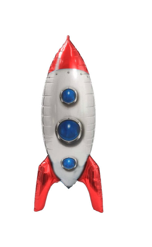 Winner Party 30" Red Rocket Ship Balloon