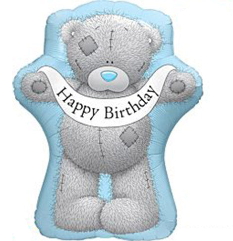 Qualatex 36" Taddy Teddy Birthday Banner Balloon