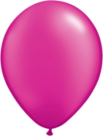 Qualatex 11" Pearl Magenta Latex Balloons 25ct
