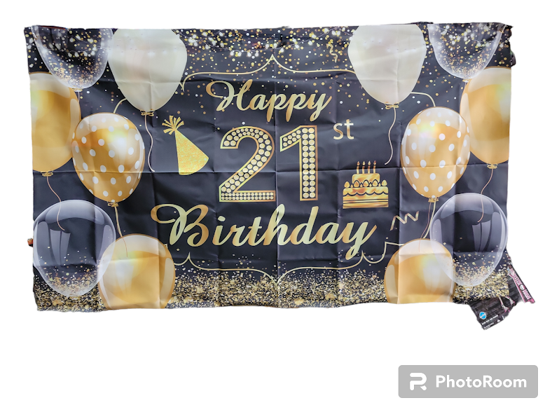 Happy 21st Birthday Banner