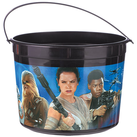 Star Wars 4.5in Tall Plastic Bucket "the Force Awakens"