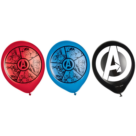 Marvel Avengers 12" Printed Latex Balloons 6ct
