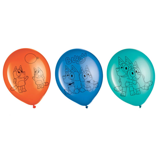Bluey 12" Latex Balloons 6ct