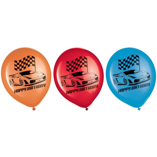 Hot Wheels Wild Racer™ 12" Printed Latex Balloons 6ct