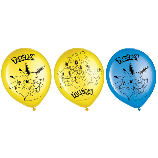 Pokemon™ 12" Latex Balloons 6ct