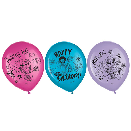 Disney Encanto 12" Latex Balloons 6pc