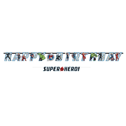 Marvel Avengers Powers Unite™ Jumbo Letter Banner Kit 10ft