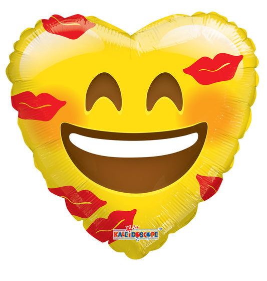 ConverUSA 18" Smiley With Kisses Balloon