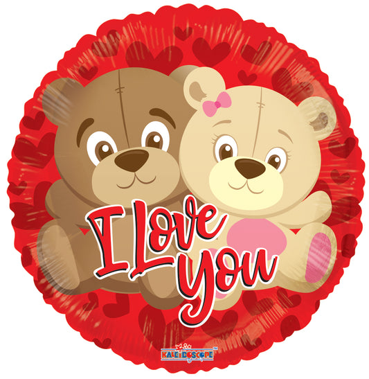 ConverUSA 18" I Love You Teddy Bears Balloon