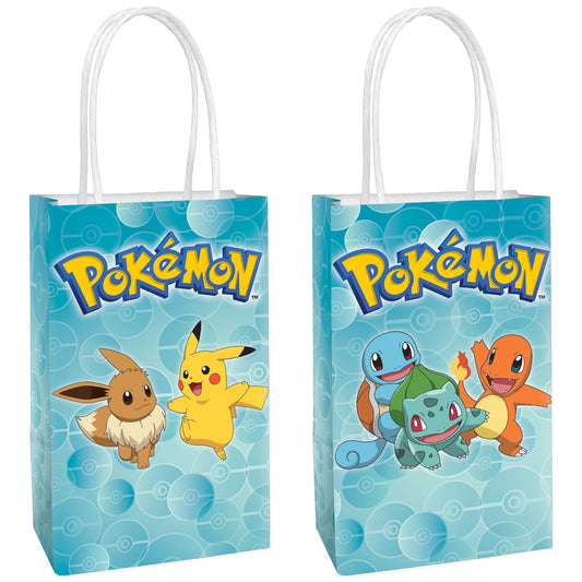 Pokemon™ Paper Kraft Bags 8ct