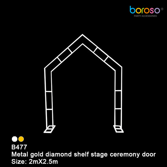 Borosino  B477 Metal Ceremony Door White