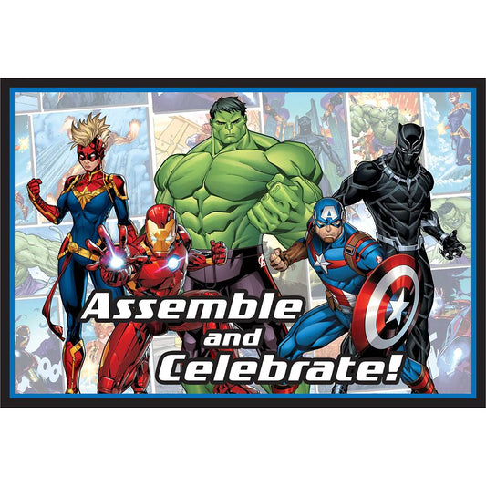 Marvel Avengers Powers Unite Postcard Invitations 8ct