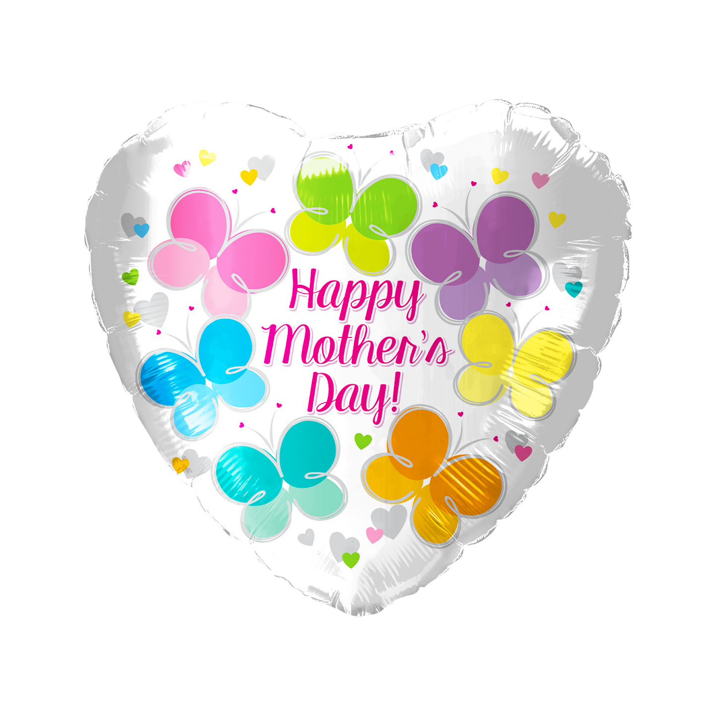 Party America 18" Happy Mother's Day Colorful Butterflies Balloon
