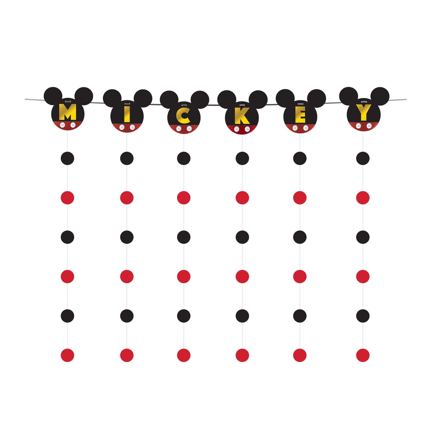 Mickey Mouse Forever Banner String Decoration Kit – Winner Party