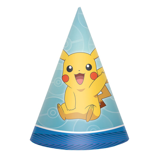 Pokemon™ Paper Cone Hats 8ct