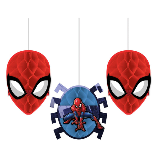 Spider-Man™ Webbed Wonder Honeycomb Decorations 3pc