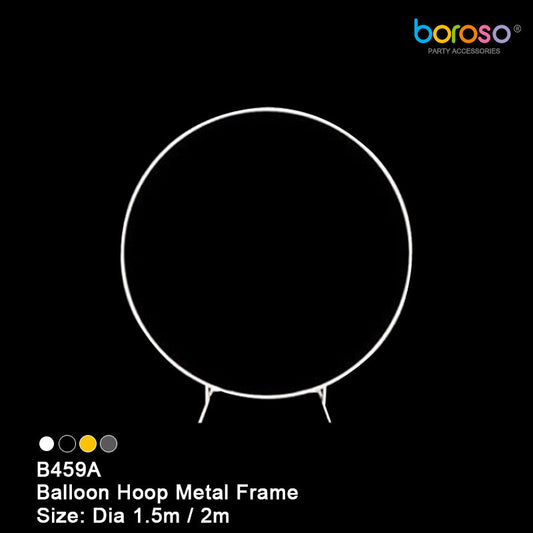 Borosino B459A-2M Balloon circle frame  (6.56ft)-Gold