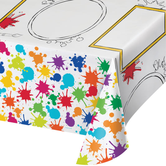 Art Party Paper Table Cover