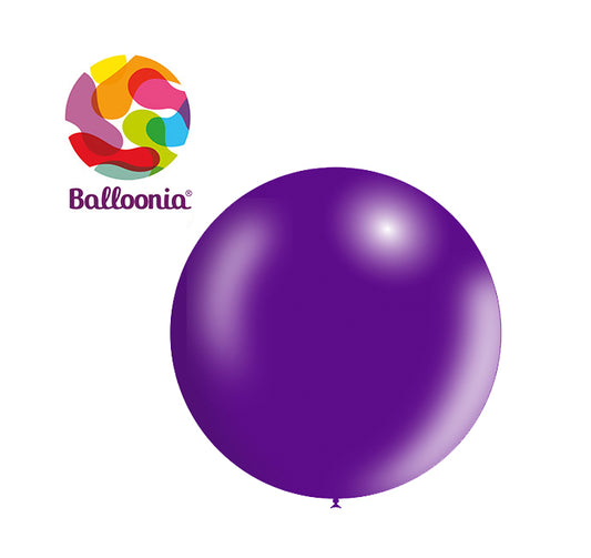Balloonia 3FT Metallic Purple 5ct