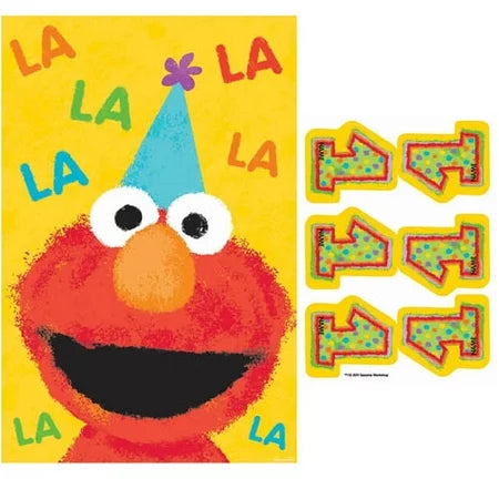 Sesame Street 1st Birthday Party Game Poster