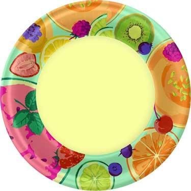 Sweet and Tart 9in Paper Plates 8ct