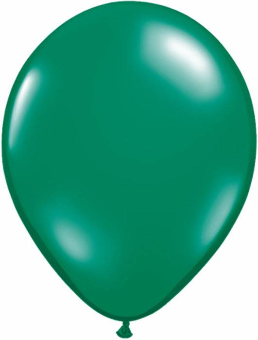Qualatex 16" Emerald Green Latex Balloons 50ct