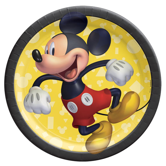 Mickey Mouse Forever 7" Round Plates 8ct