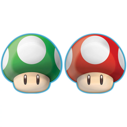 Super Mario Brothers™ 7" Shaped Plates 8ct