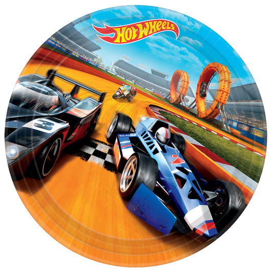 Hot Wheels Wild Racer™ Round Plates, 9" 8ct