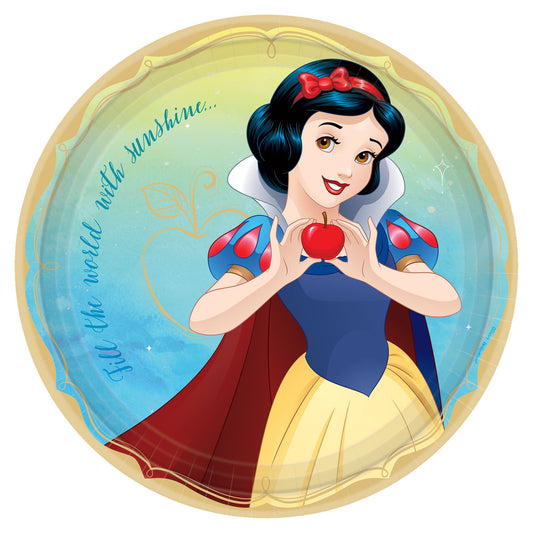 ©Disney Princess Round Plates, 9" - Snow White 8ct