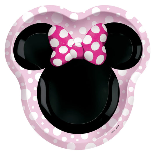 Minnie Mouse Forever 9" Shaped Plates 8ct