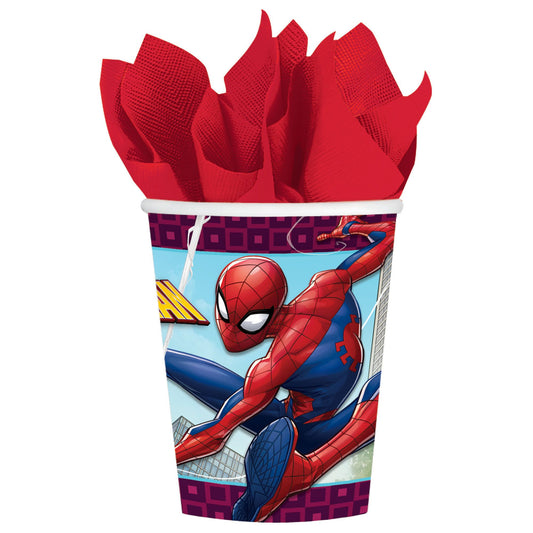 Amscan Spiderman Cups 8ct- 9oz