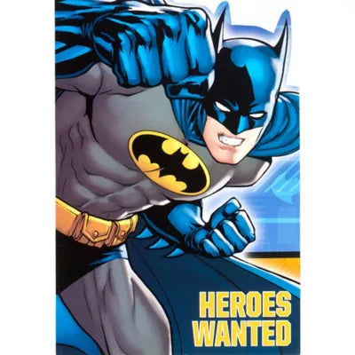 Batman Postcard Invitations 8ct
