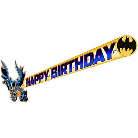 Batman Happy Birthday Banner
