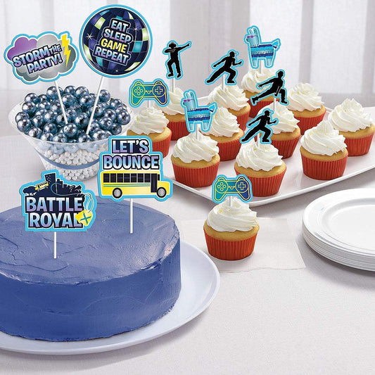 Battle Royal Party Assorted Paper Topper Kit 12pc