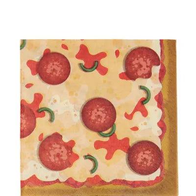 Pizza Party Lunch Napkins 16ct