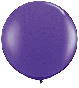 Qualatex 3ft Purple Violet Latex Balloons 2ct