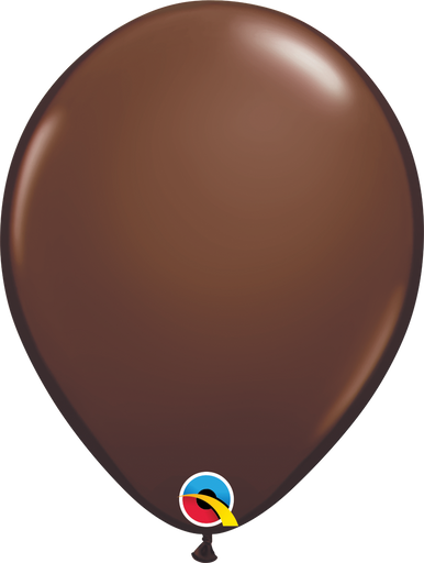 Qualatex 16" Chocolate Brown Latex Balloon 50ct