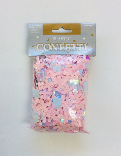 Pink Cross 2.5 Confetti