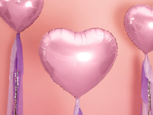Winner Party 65" Light Pink Heart Balloon