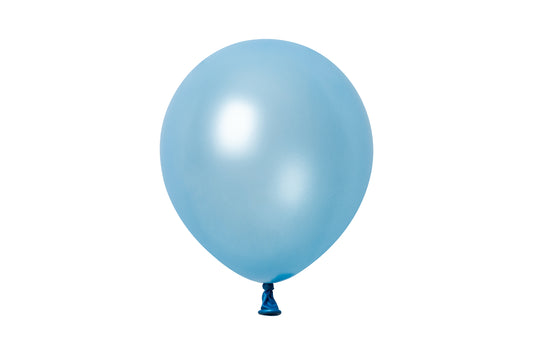 Winntex Premium 12" Metallic Light Blue Balloons 100ct