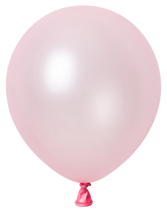 Winntex Premium 12" Metallic Pink Balloons 100ct