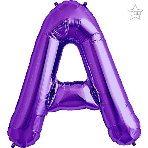 NorthStar 34" Purple Letter Balloon