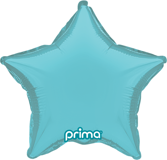Prima 9" Light Blue Star Balloon 6ct
