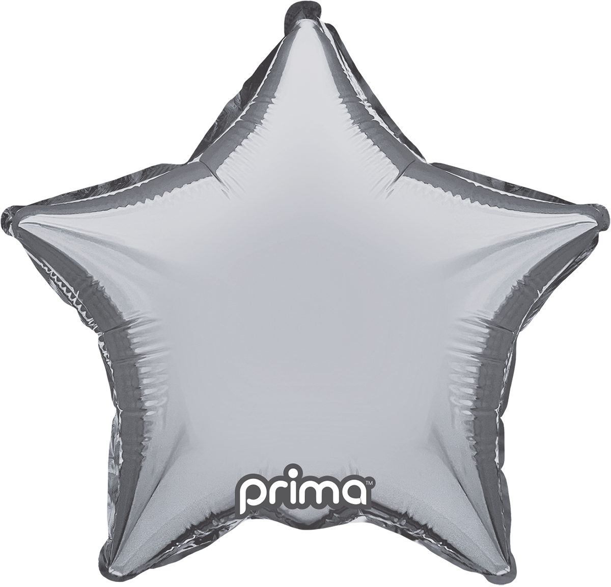 Prima 9" Silver Star Balloon 6ct