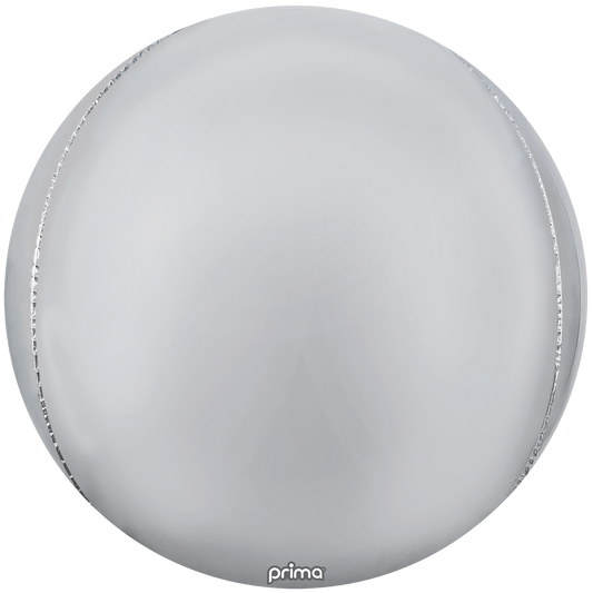 Prima 40” Giant Silver Sphere Balloon