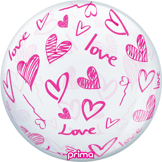 Prima 20” Graffiti Love Sphere Balloon